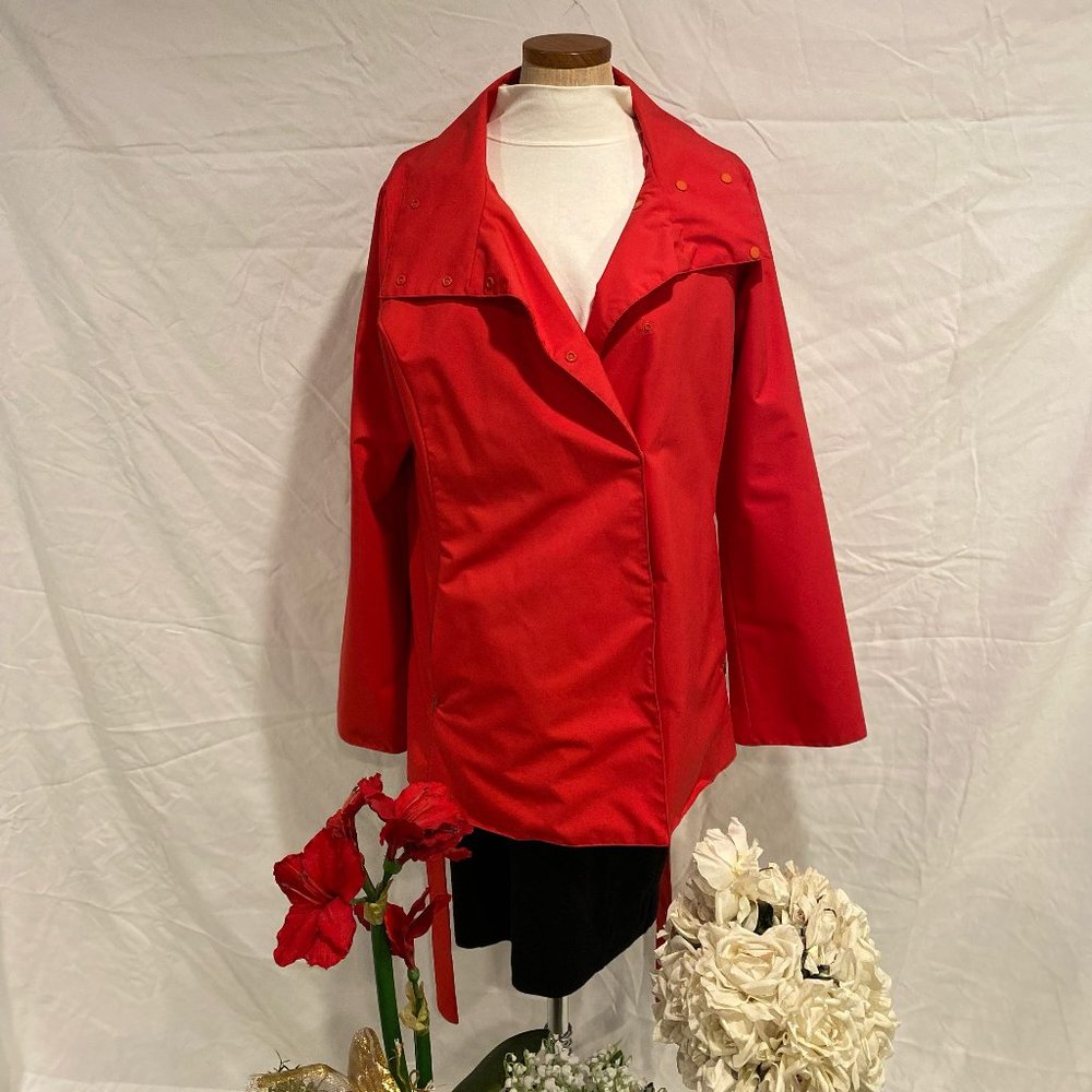 Red Women's Patagonia Rain Jacket - Picture 3 of 4